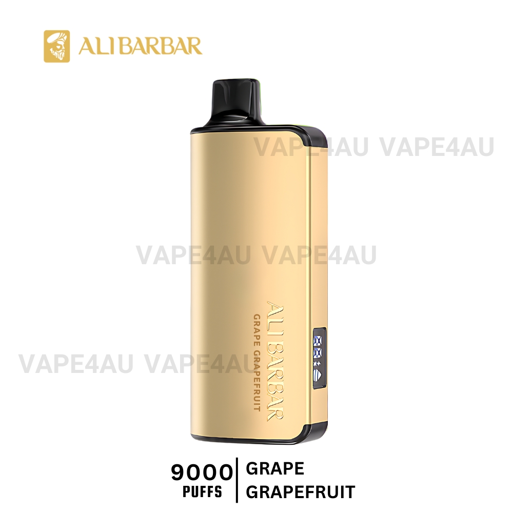 ALIBARBAR INGOT 9000 Puffs Grape Grapefruit