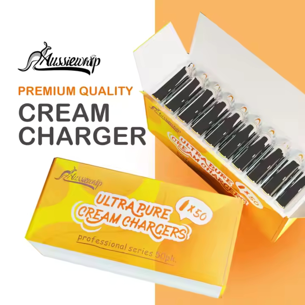 AussieWhip Ultra Pure Cream Chargers 8g – 50pks