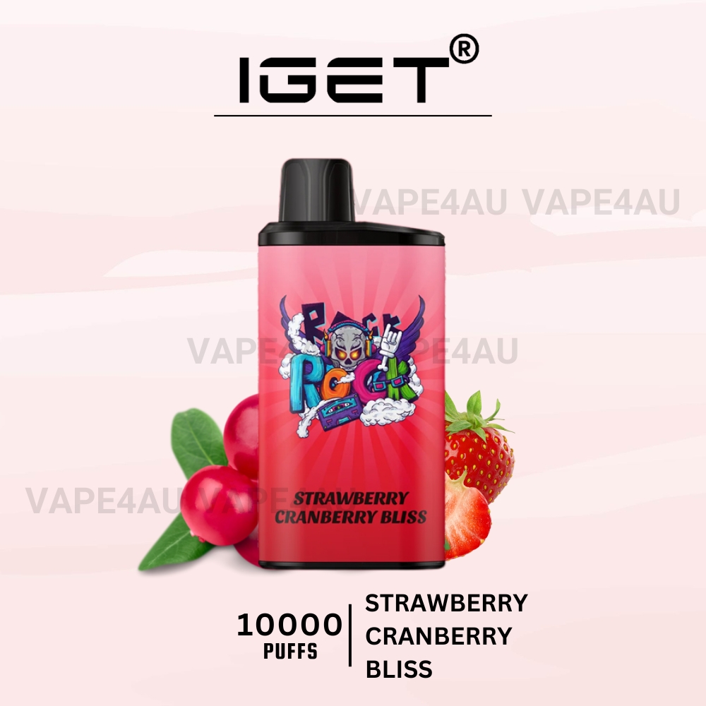IGET Bar Pro 10000 Puffs Strawberry Cranberry Bliss