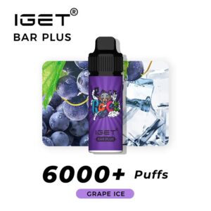 IGET Bar Plus 6000 Puffs – Grape Ice