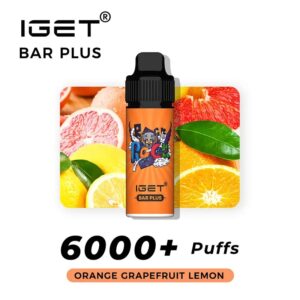 IGET Bar Plus 6000 Puffs – Orange Grapefruit Lemon