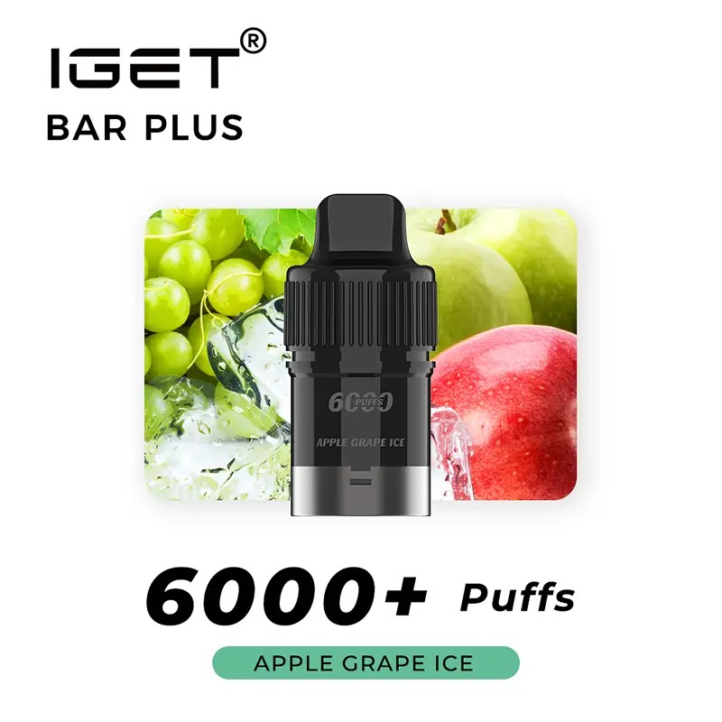 IGET Bar Plus Pod 6000 Puffs -Apple Grape Ice