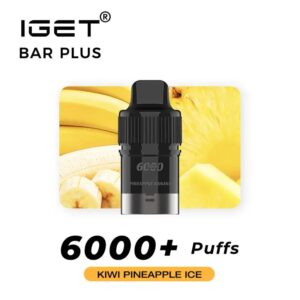 IGET Bar Plus Pod 6000 Puffs - Kiwi Pineapple Ice