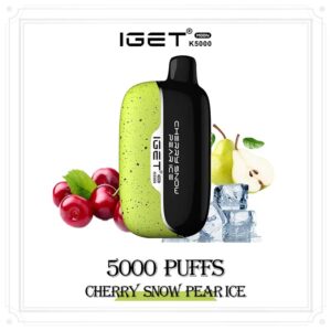 IGET Moon K5000 Puffs - Cherry Snow Pear Ice