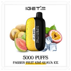 IGET Moon K5000 Puffs - Passion Fruit Kiwi Guava Ice