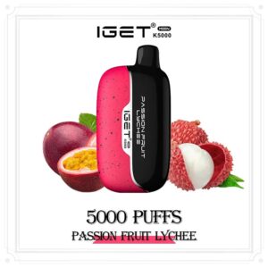 IGET Moon K5000 Puffs - Passion Fruit Lychee