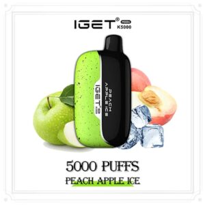 IGET Moon K5000 Puffs - Peach Apple Ice