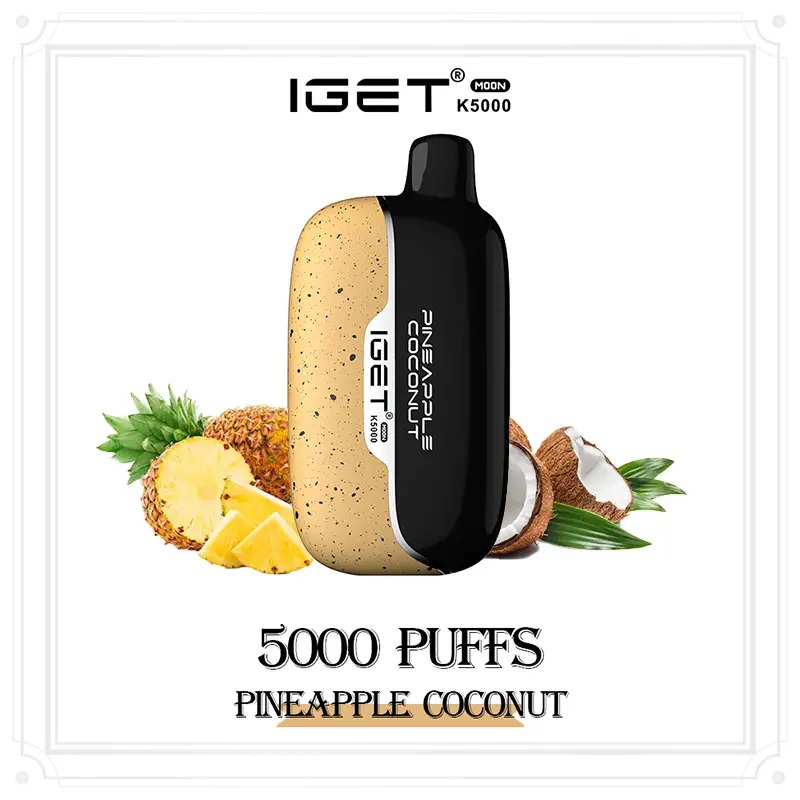 IGET Moon K5000 Puffs - Pineapple Coconut